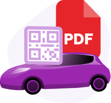 Hiển thị ô tô QR